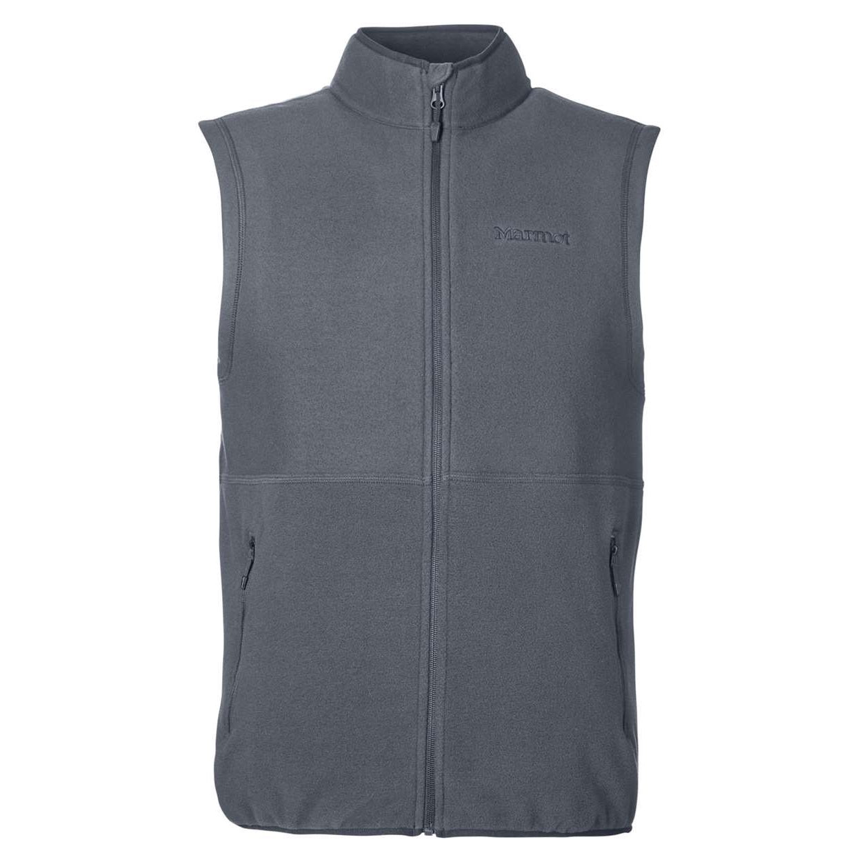 Steel onyx sweater vest on a white background