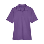 Team purple polo shirt on a white background