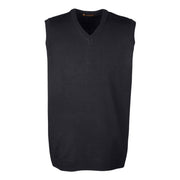 Black cardigan on a white background