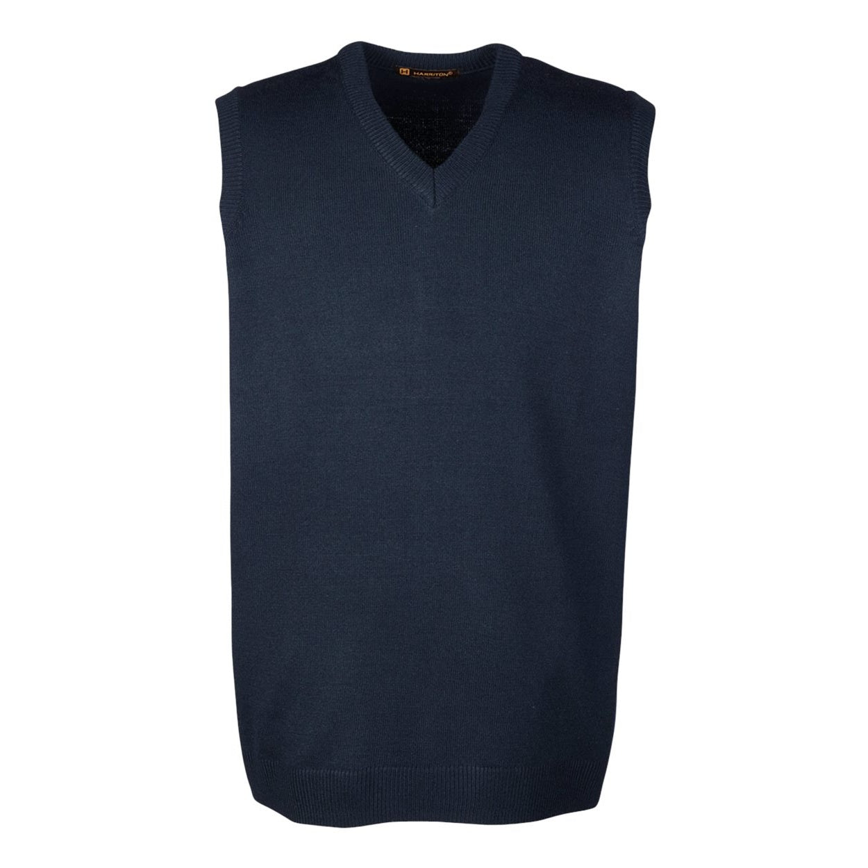 Dark navy cardigan on a white background