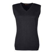 Black cardigan on a white background
