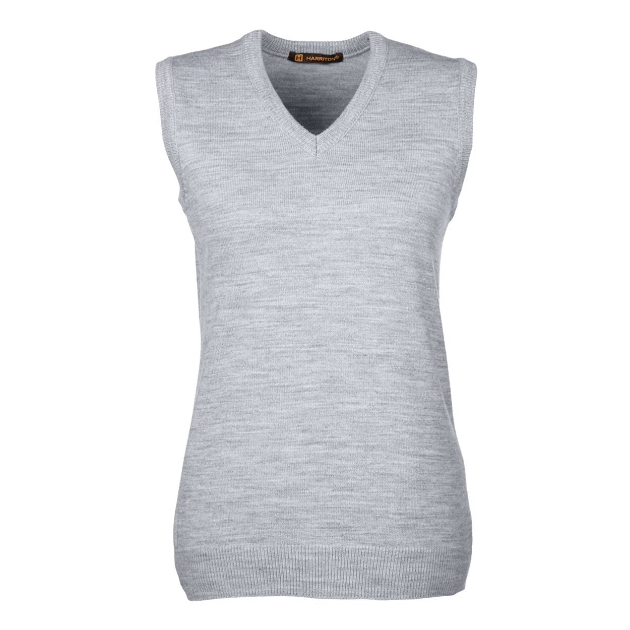Grey heather cardigan on a white background