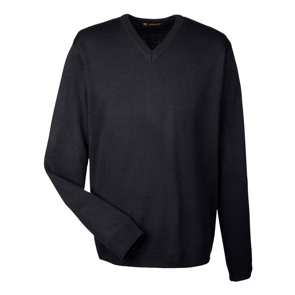 Black cardigan on a white background
