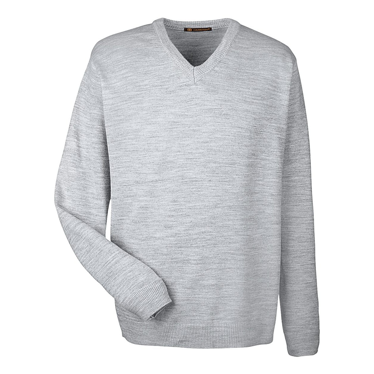 Grey heather cardigan on a white background