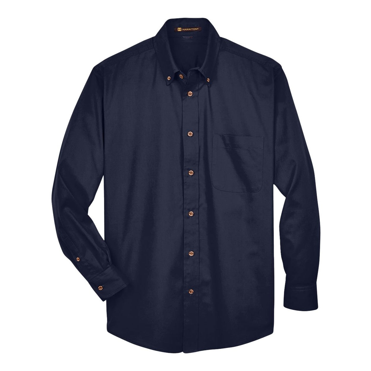Navy shirt on a white background