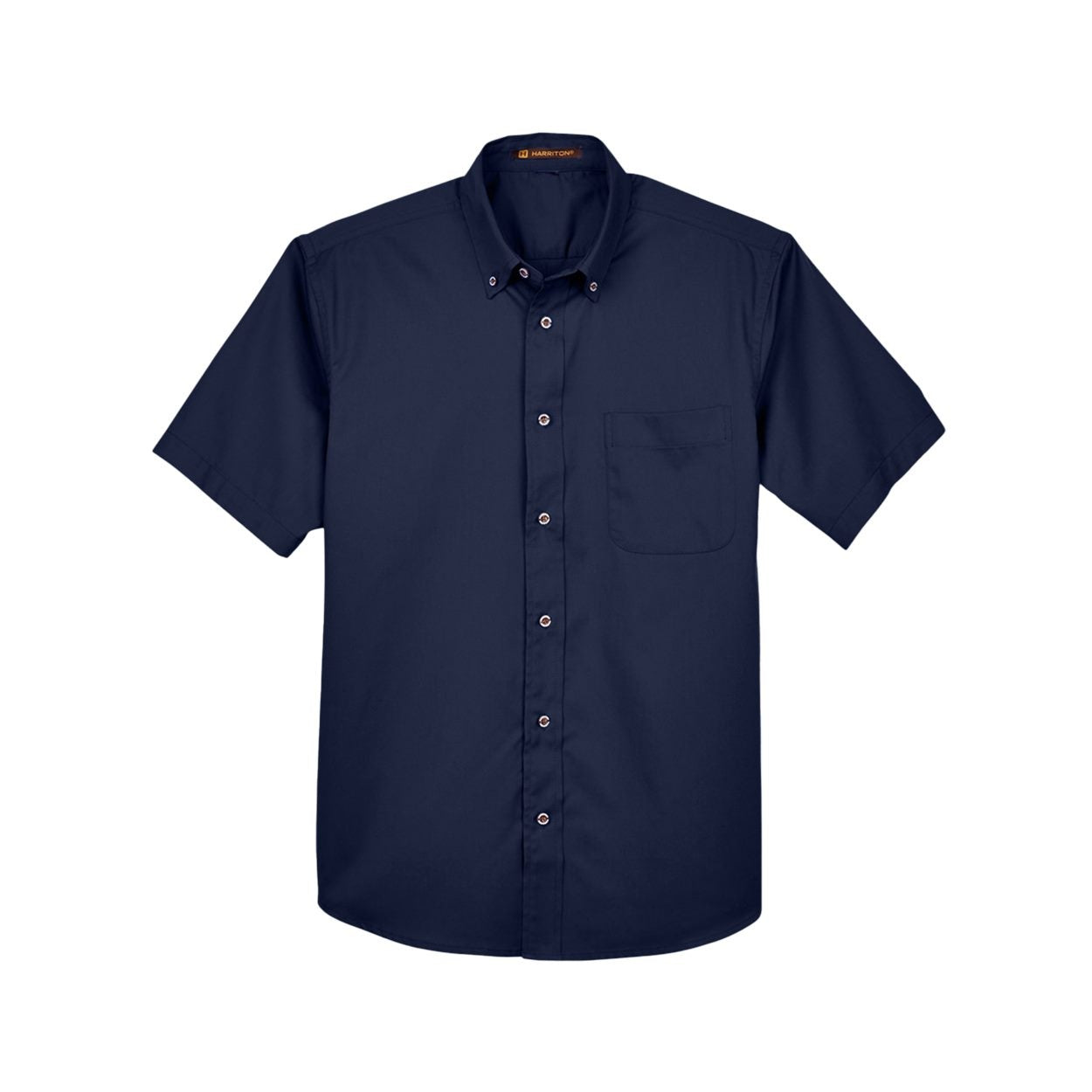 Navy shirt on a white background