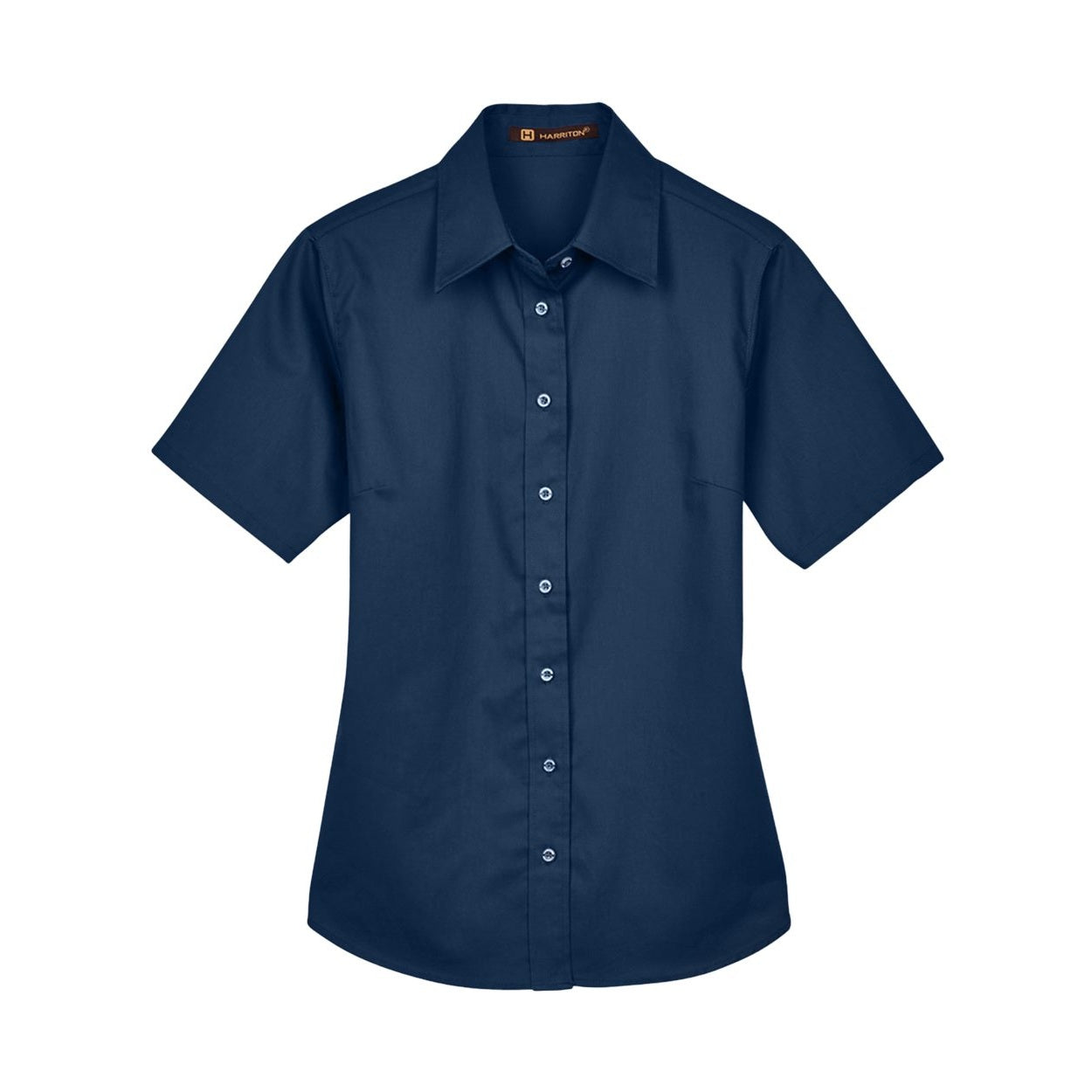 Navy shirt on a white background