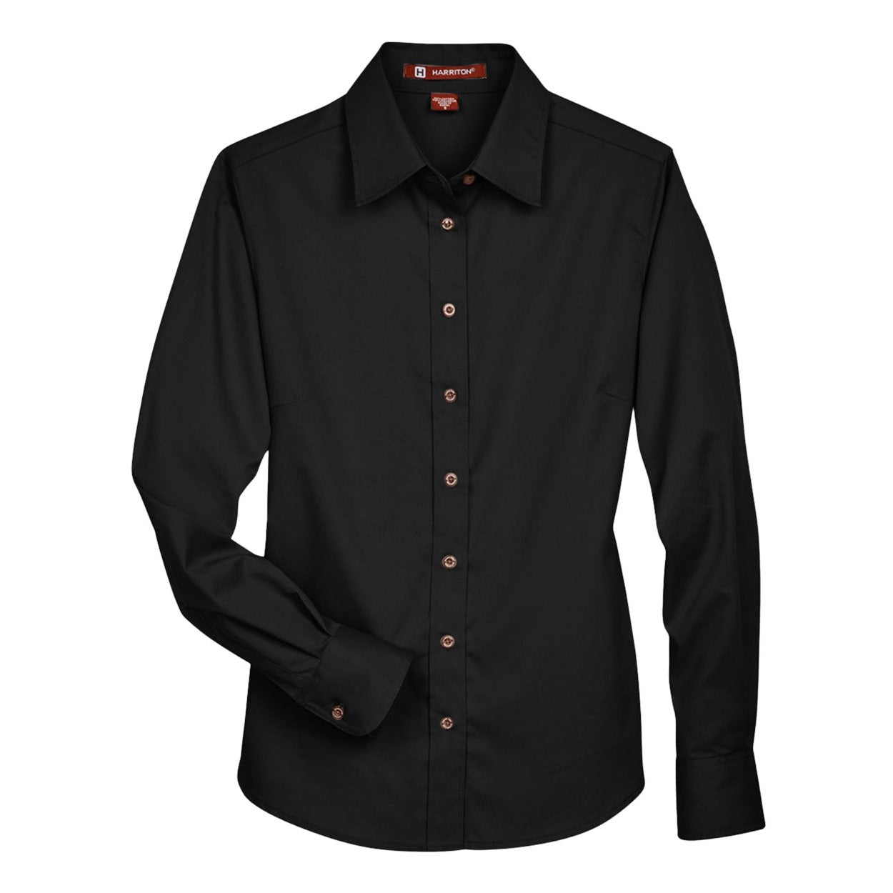 Black shirt on a white background