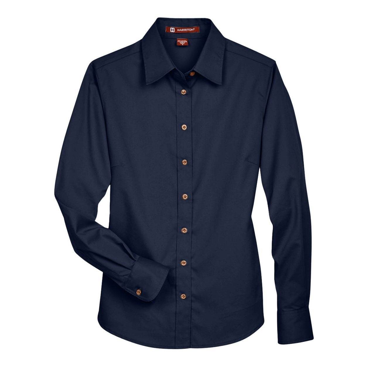 Navy shirt on a white background