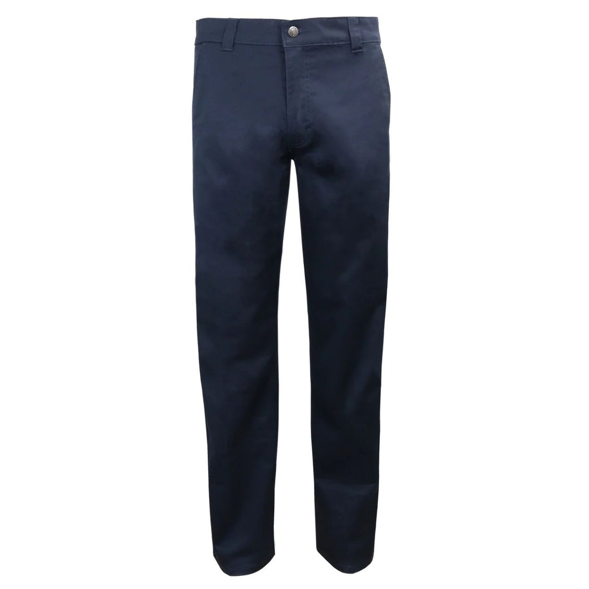 Navy pants on a white background