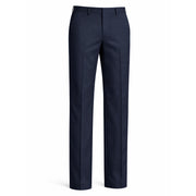 Navy pants with white background