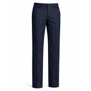 Navy pants with white background