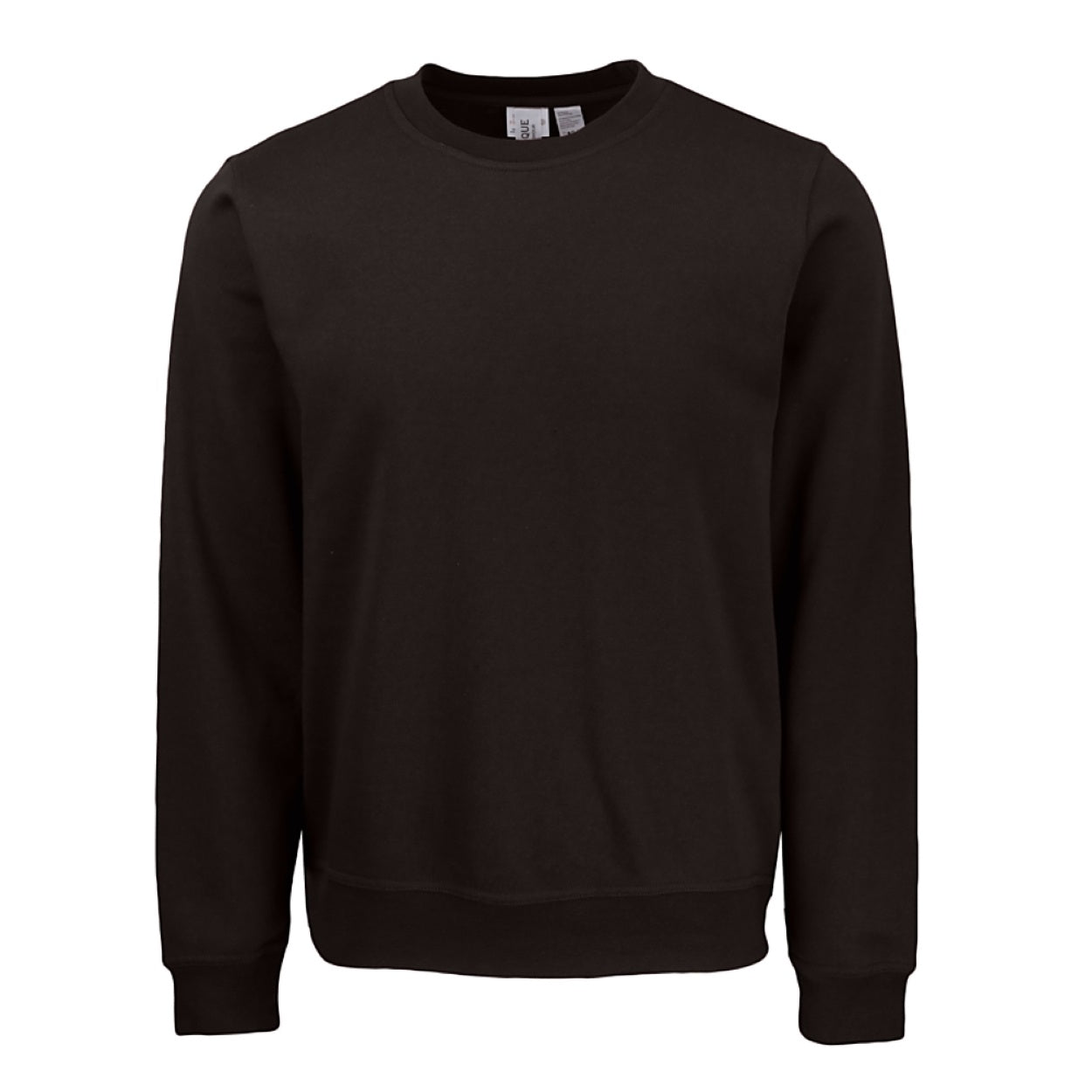 Black sweater on a white background