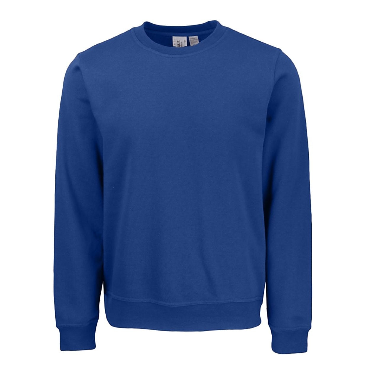 Blue sweater on a white background