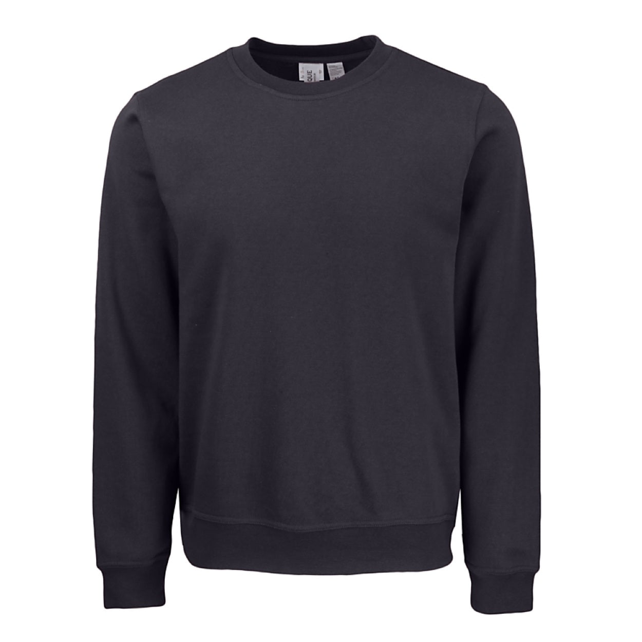 Dark navy sweater on a white background