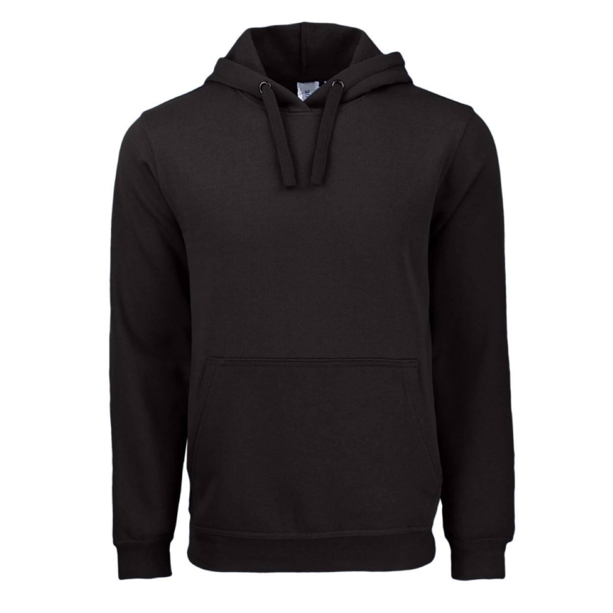 Black sweater on a white background