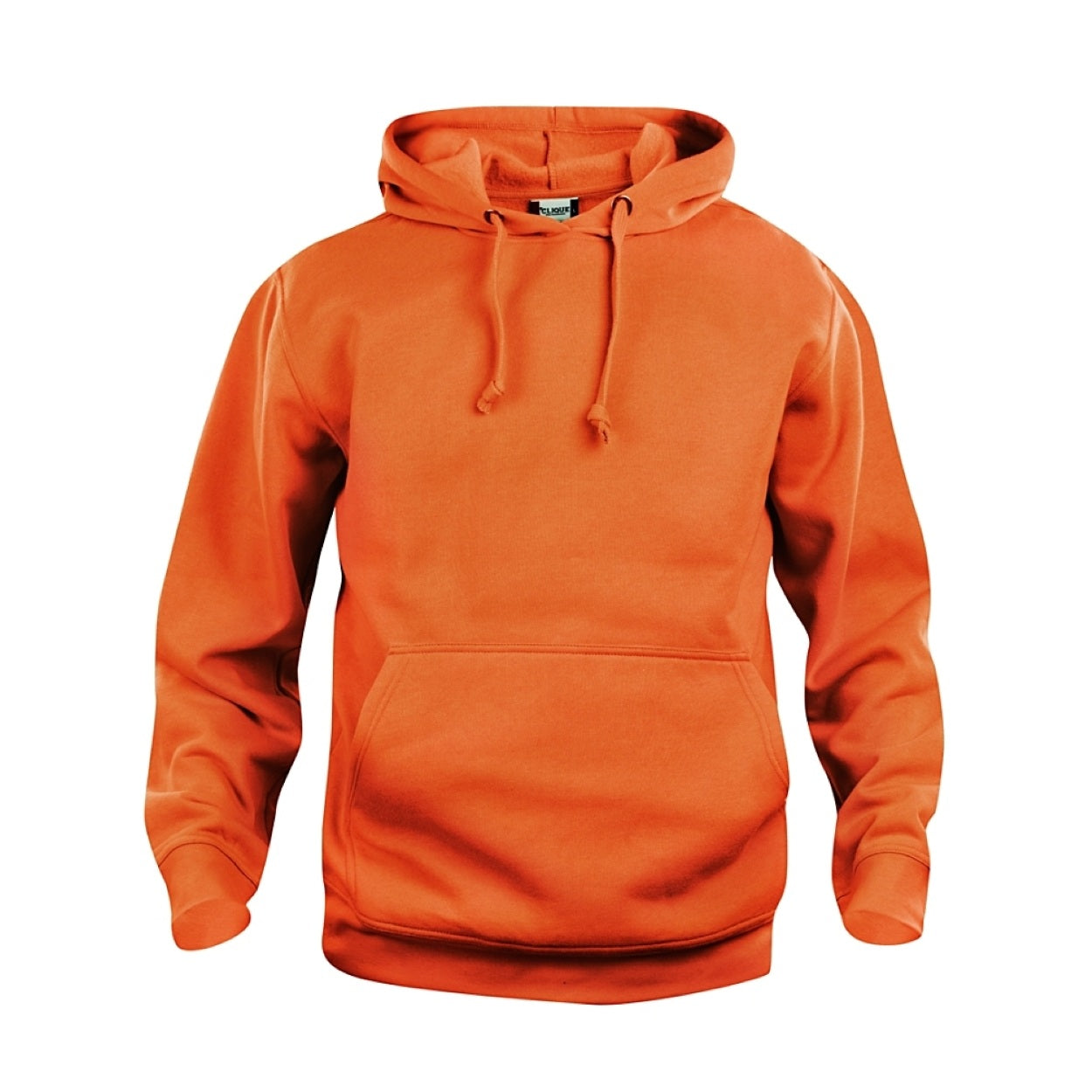 Blood orange sweater on a white background