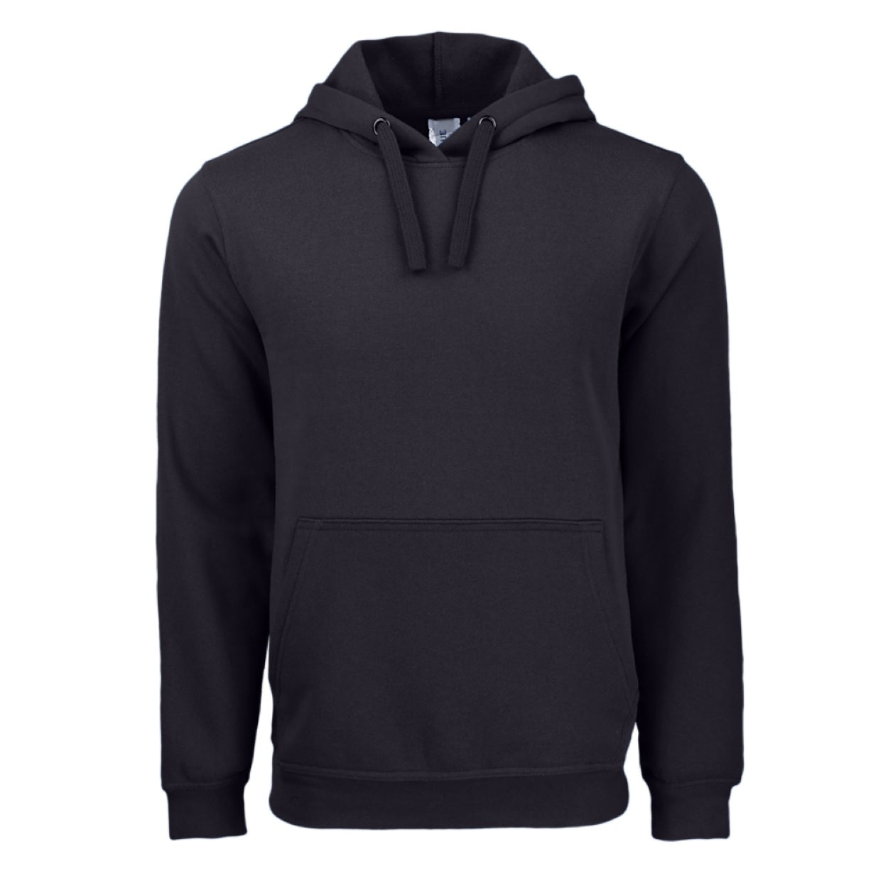 Dark navy sweater on a white background