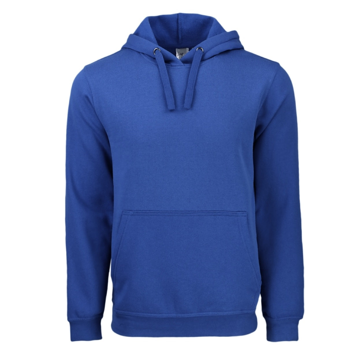 Royal blue sweater on a white background