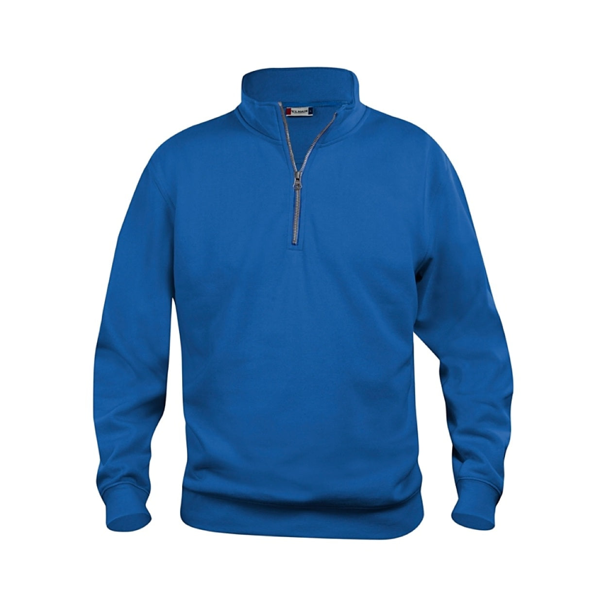 Royal blue sweater on a white background
