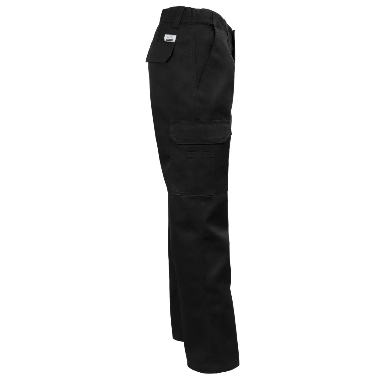 Black pants on a white background