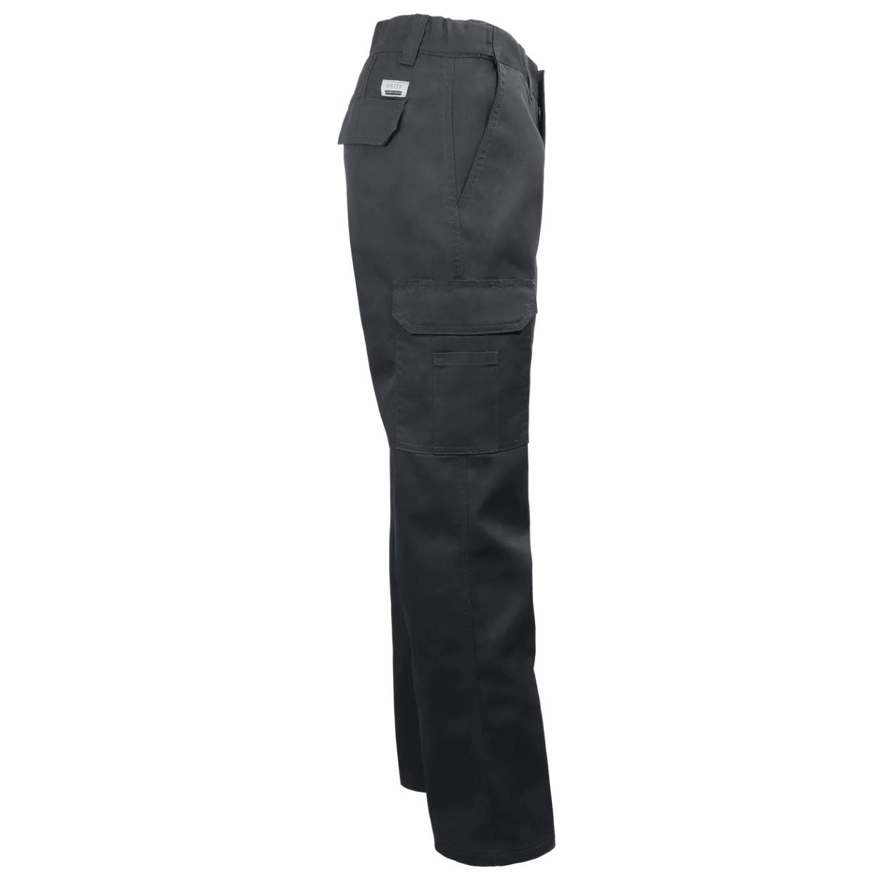 Grey pants on a white background