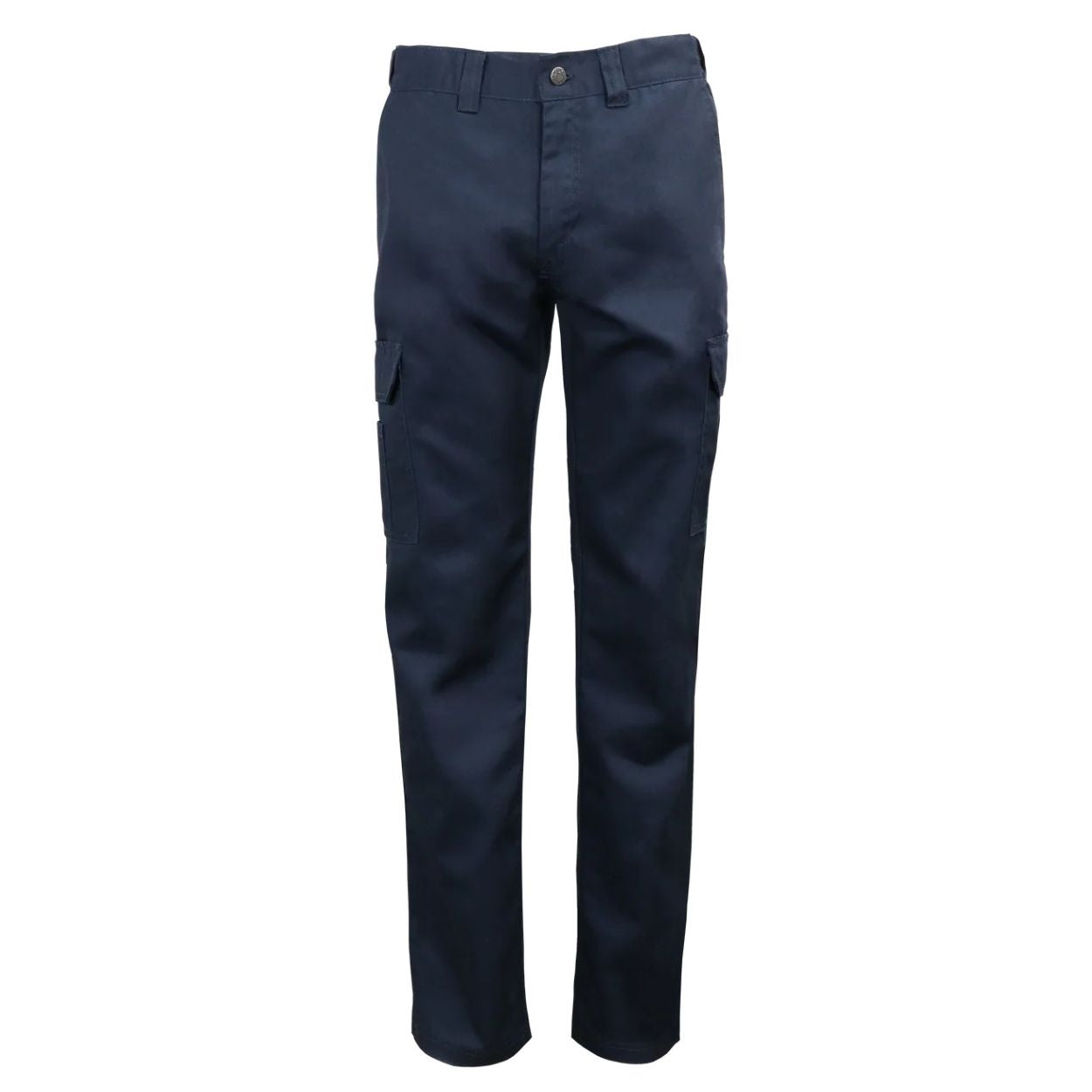Navy blue pants on a white background