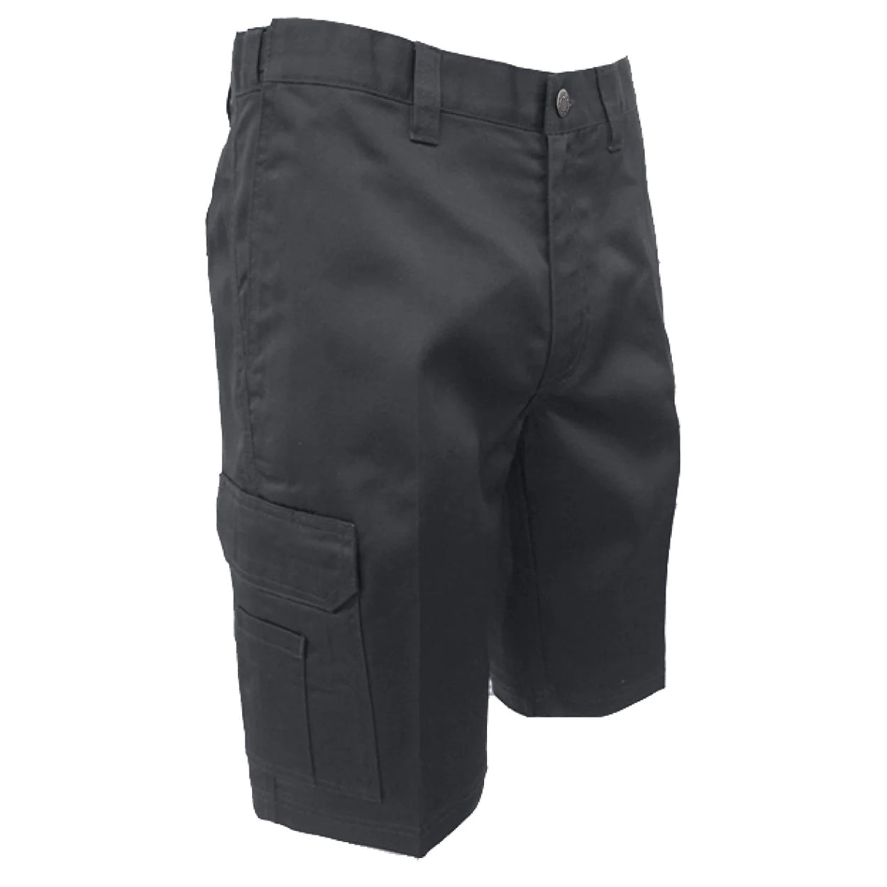 Grey shorts on a white background