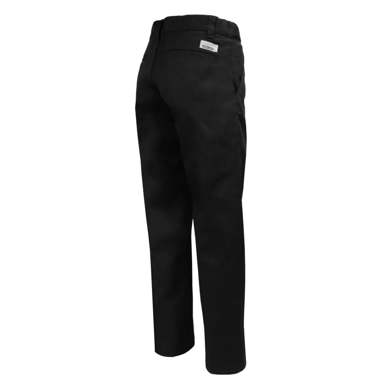 Black pants on a white background