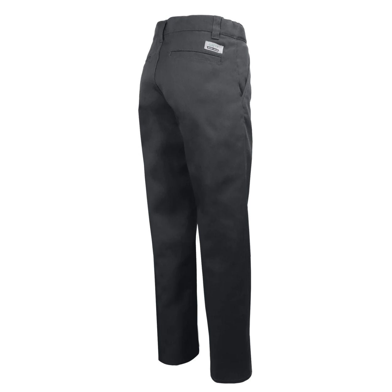 Grey pants on a white background
