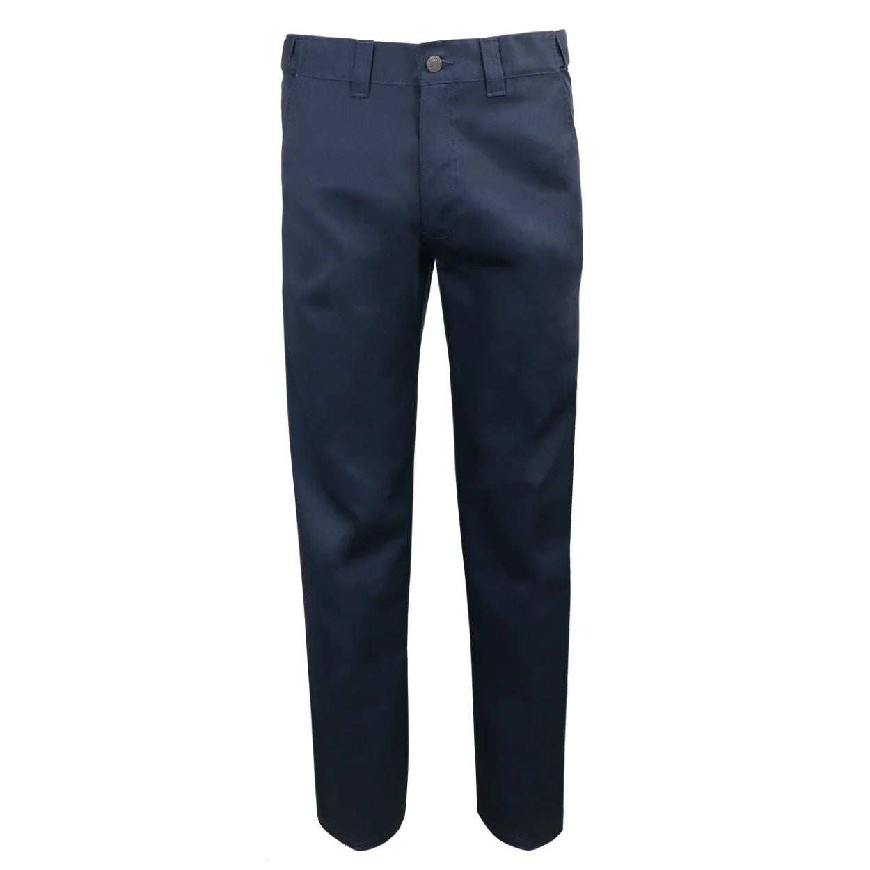 Navy blue pants on a white background