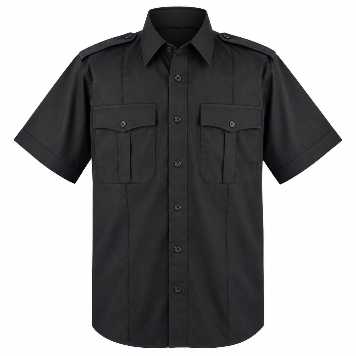 MS508 - Chemise militaire, polycoton, manches courtes, pour hommes
