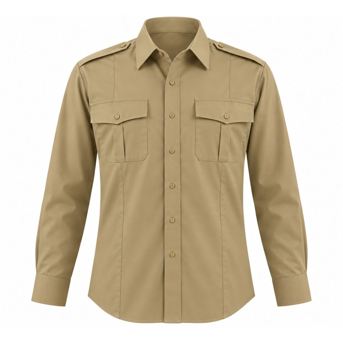 MS509 - Chemise militaire, polycoton, manches longues, pour hommes