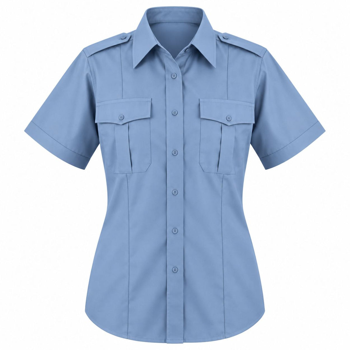 MS528 - Chemise militaire, polycoton, manches courtes, pour femmes