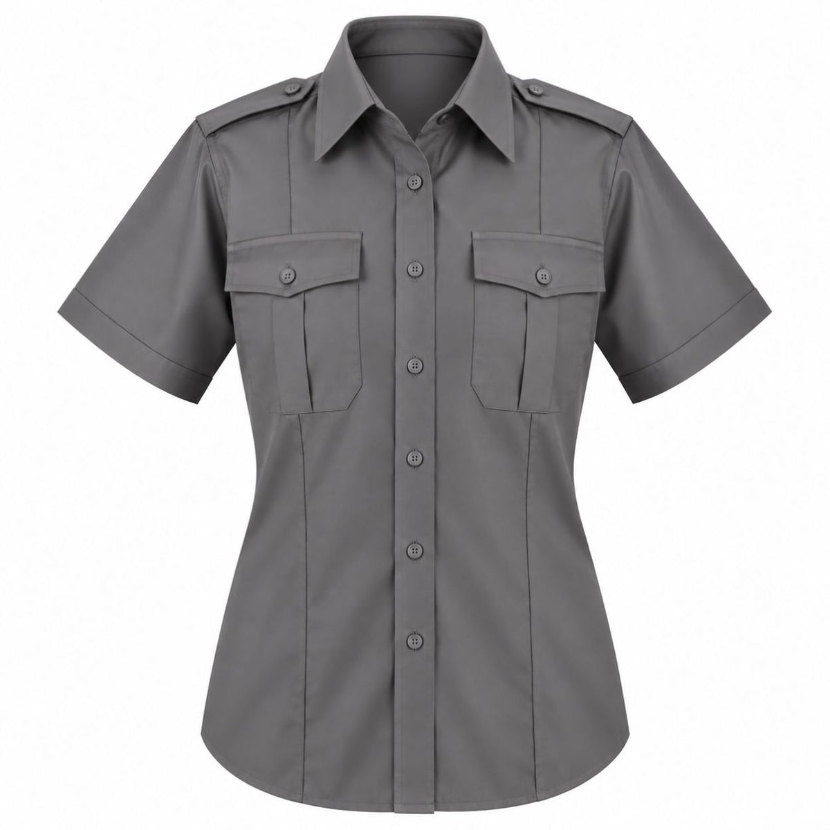 MS528 - Chemise militaire, polycoton, manches courtes, pour femmes