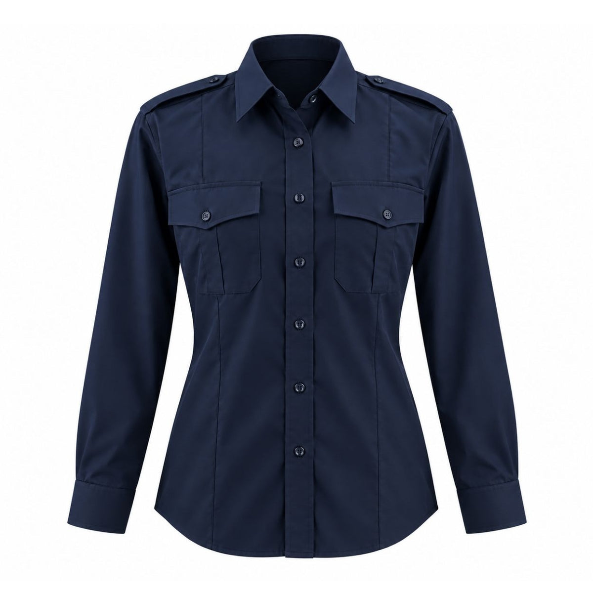 MS529 - Chemise militaire, polycoton, manches longues, pour femmes