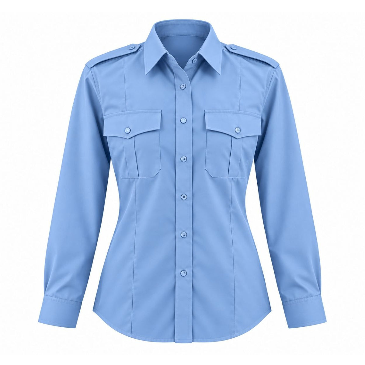 MS529 - Chemise militaire, polycoton, manches longues, pour femmes
