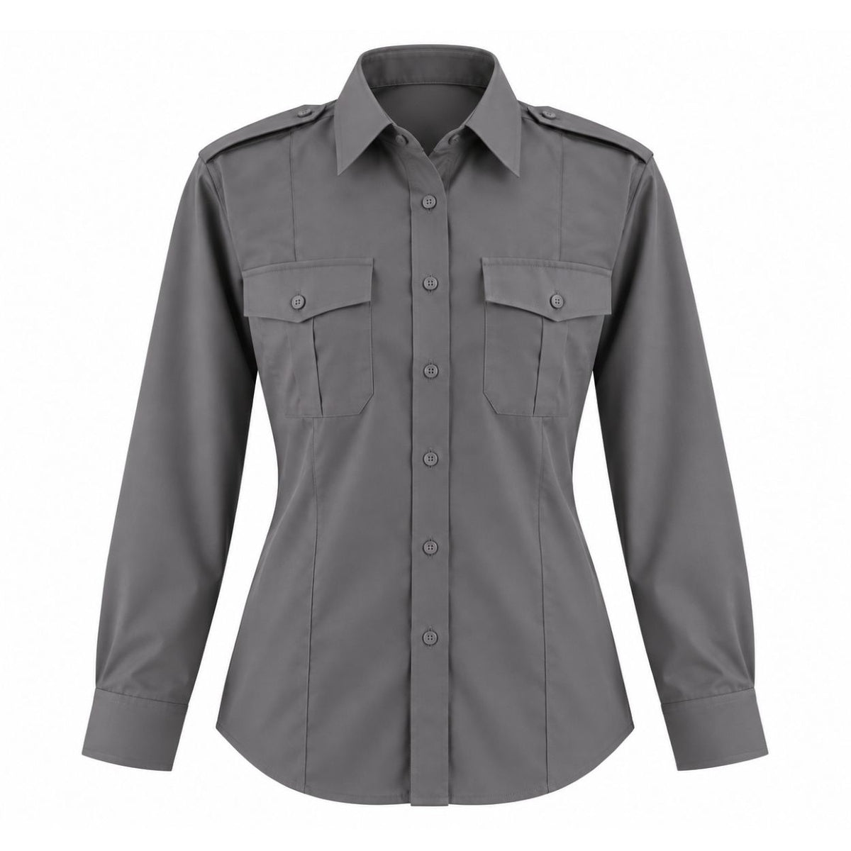 MS529 - Chemise militaire, polycoton, manches longues, pour femmes