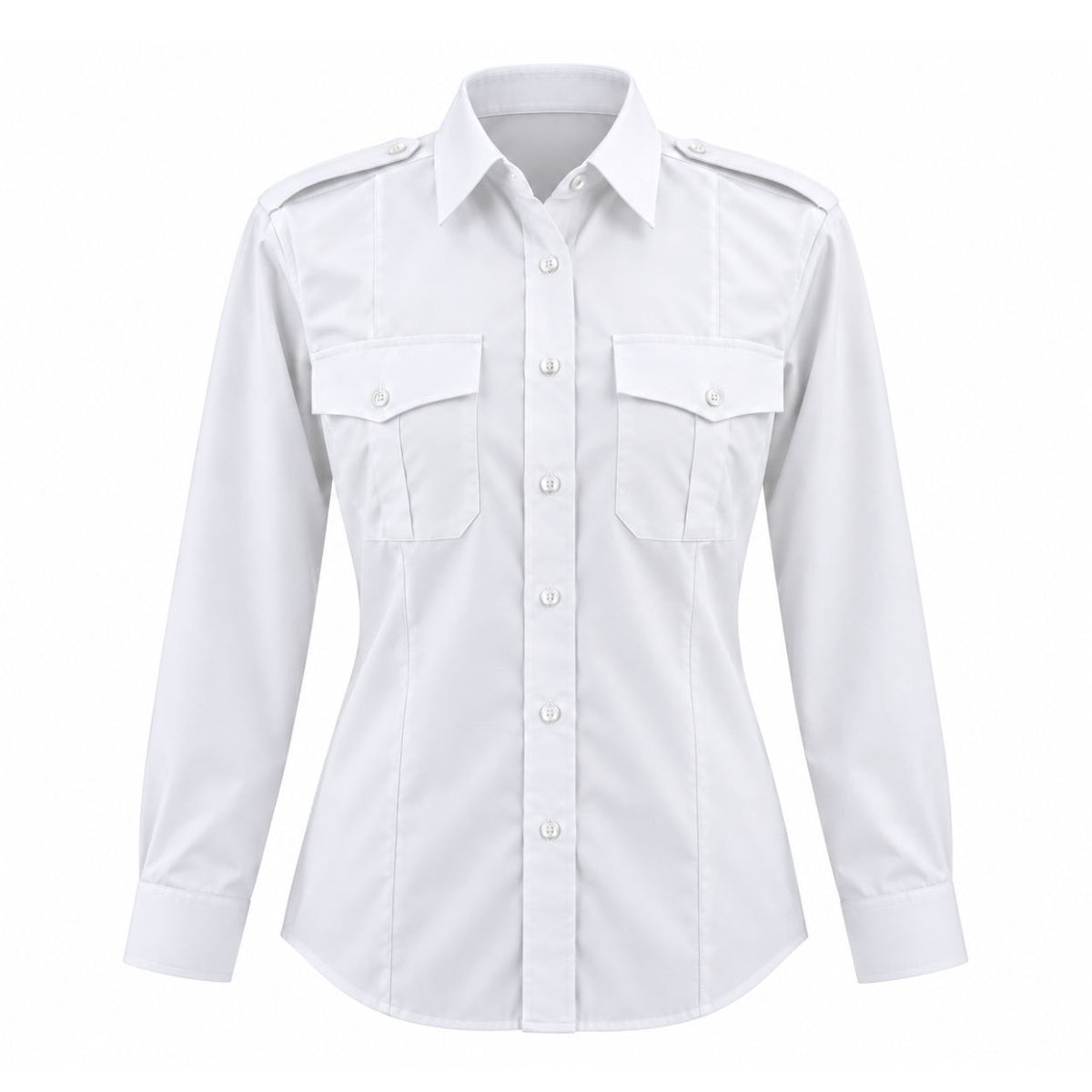 MS529 - Chemise militaire, polycoton, manches longues, pour femmes