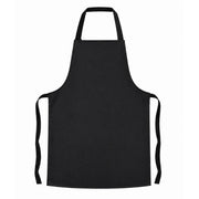 Black apron on a white background