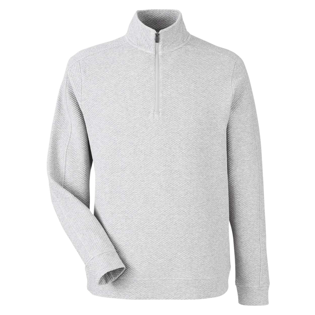 Platinum heather sweater on a white background