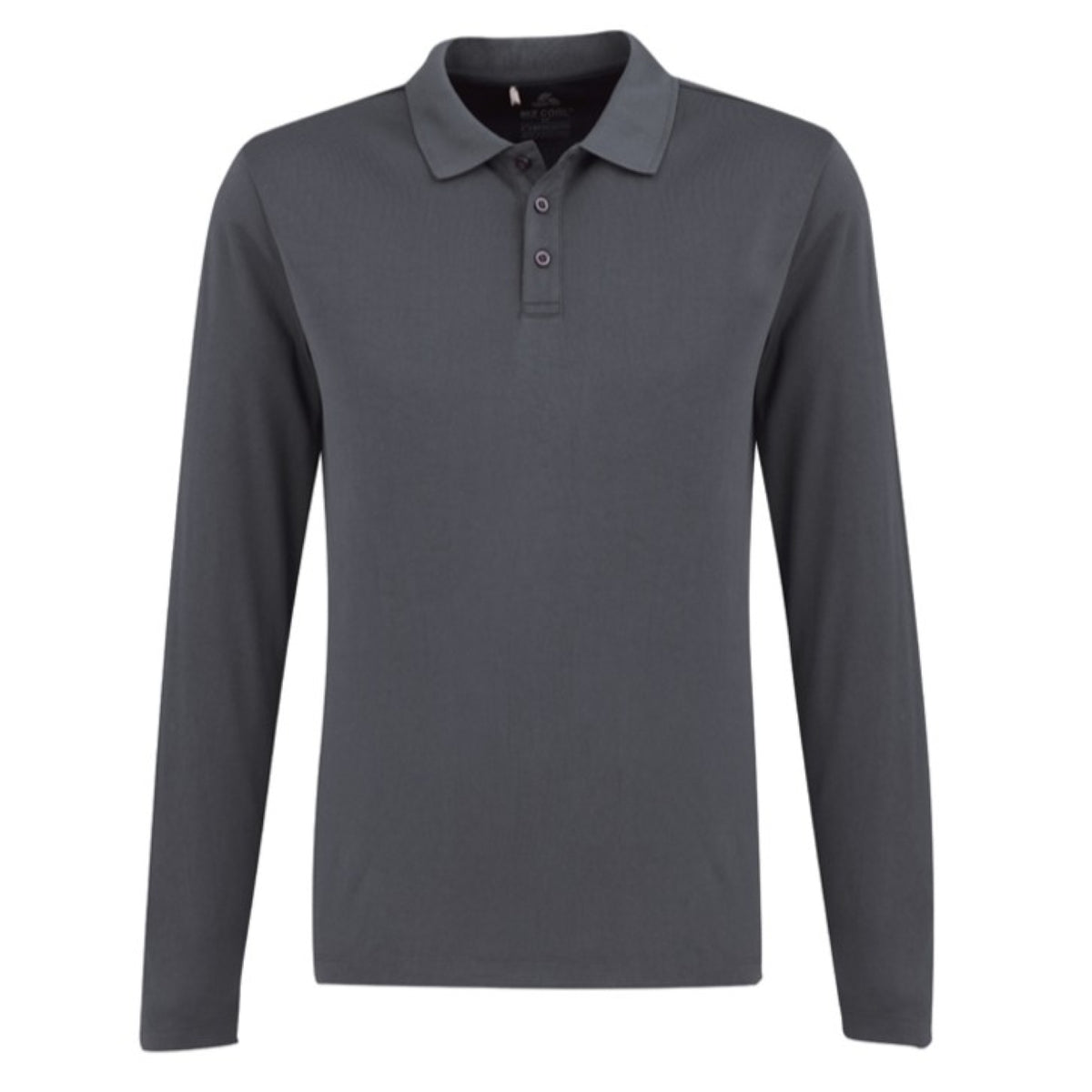 Grey polo on a white background