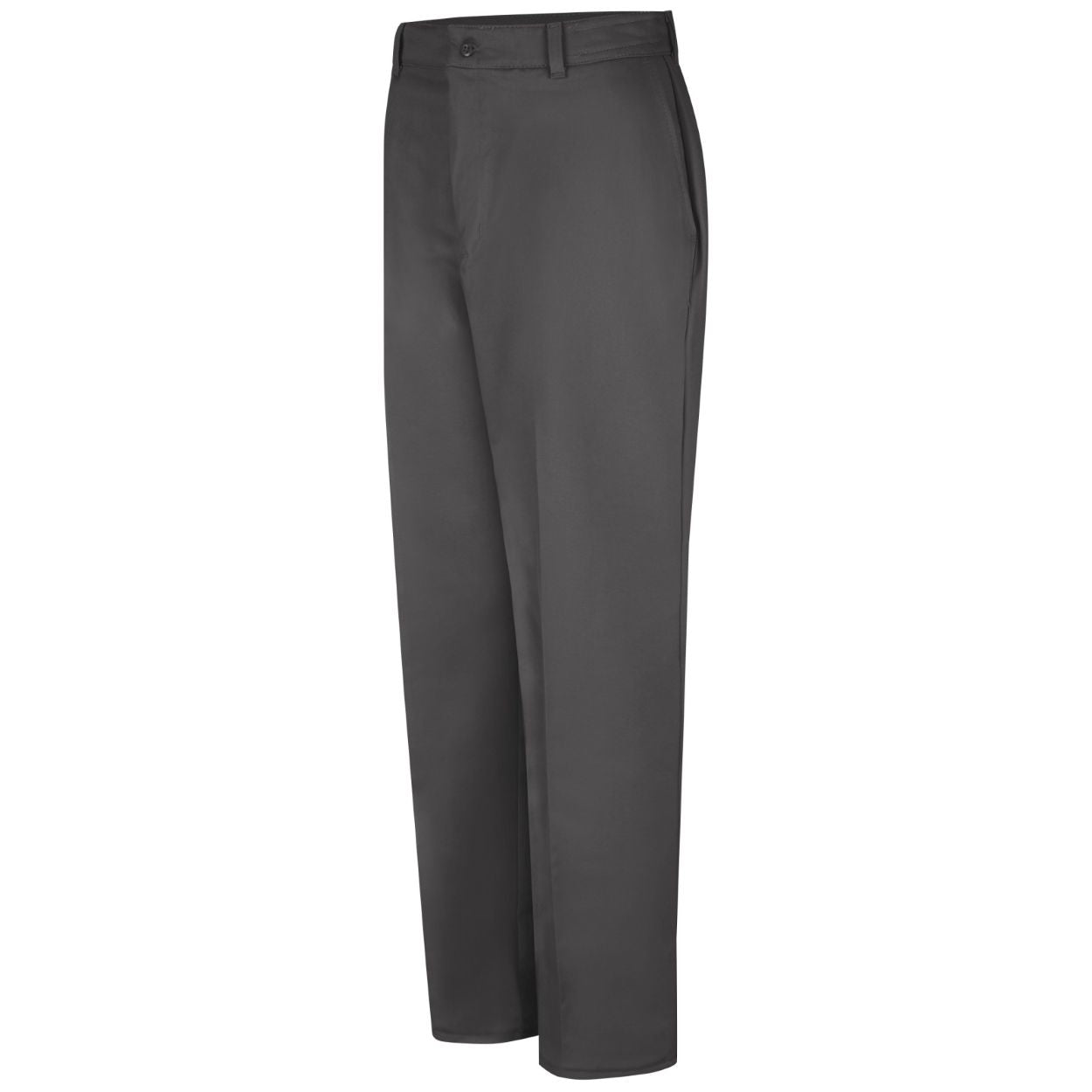 Charcoal pants on a white background