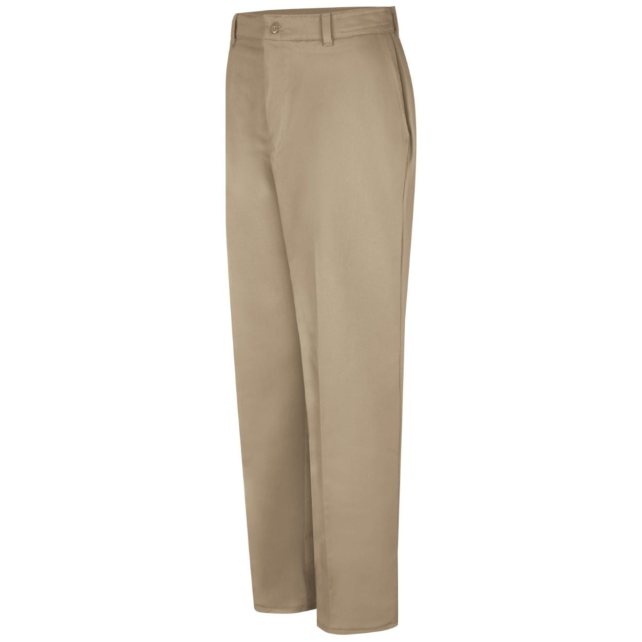 Khaki pants on a white background