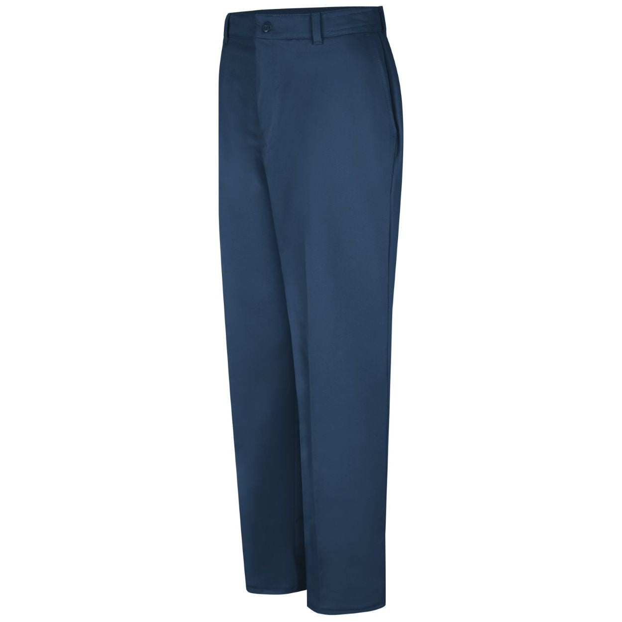 Navy pants on a white background