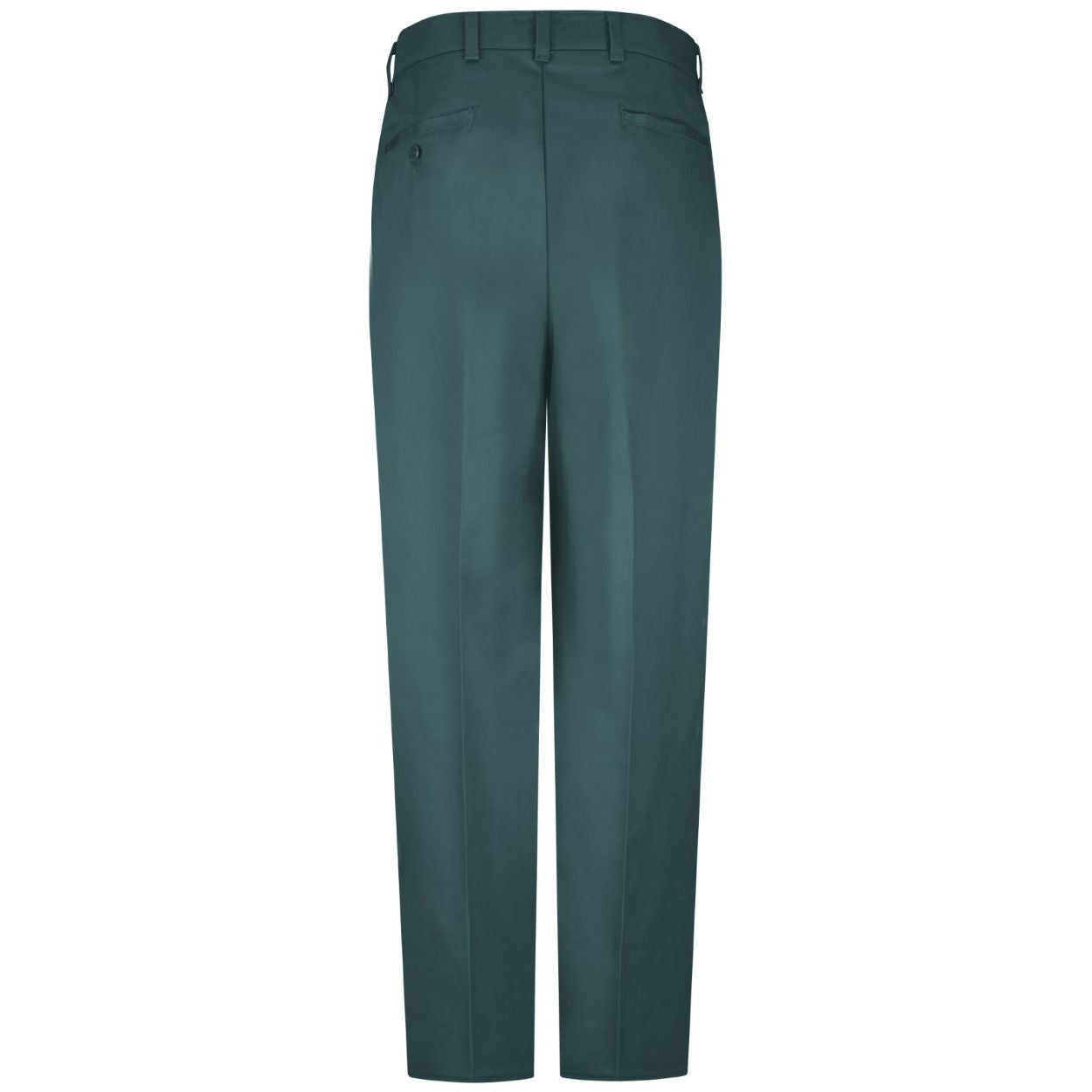 Spruce green pants on a white background