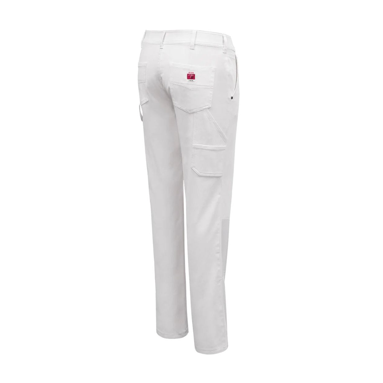 White pants on a white background