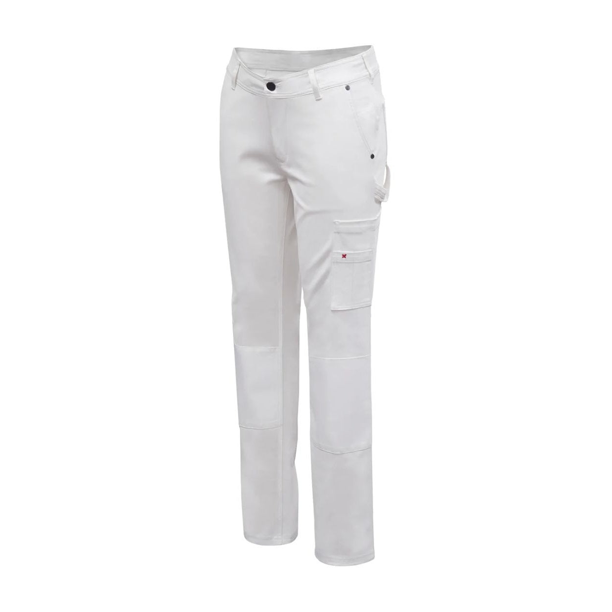White pants on a white background