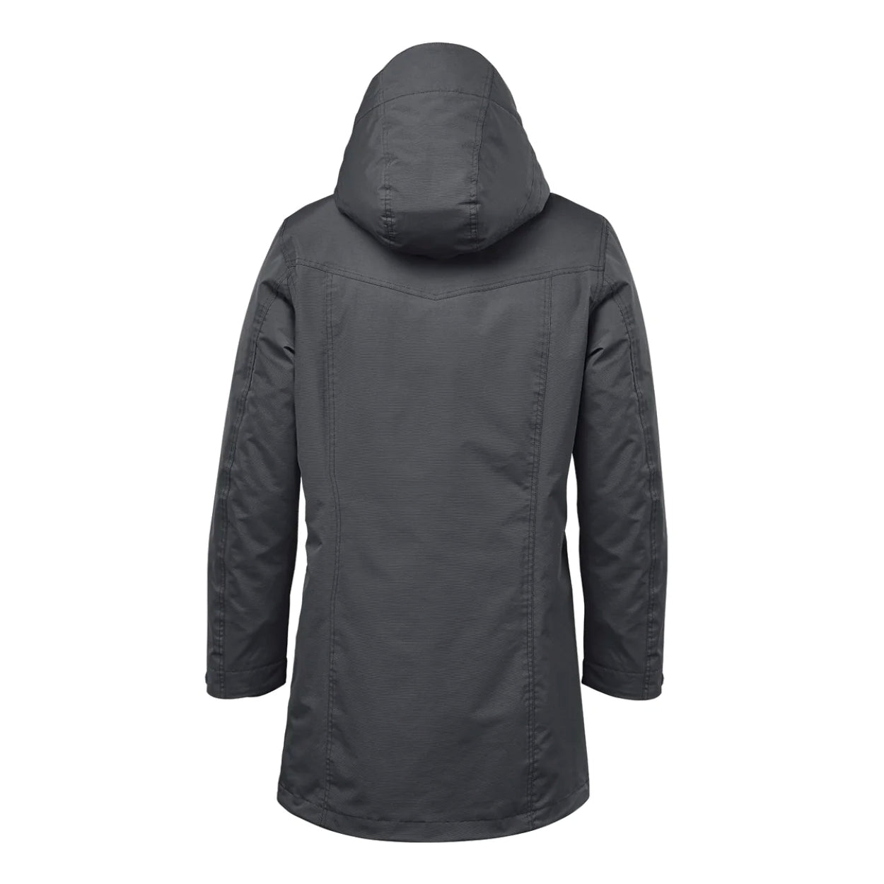 Graphite hybrid coat on a white background