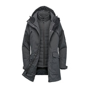 Graphite hybrid coat on a white background
